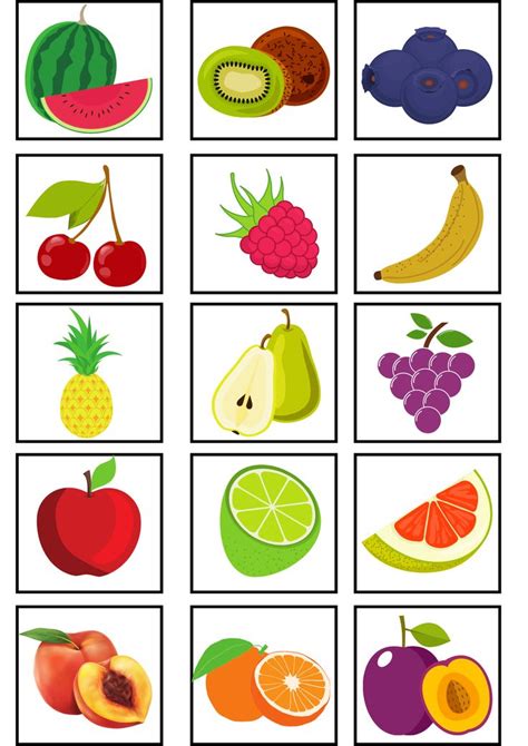 an image of fruits and vegetables matching game