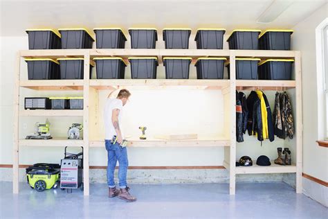 DIY Garage Shelves — Modern Builds