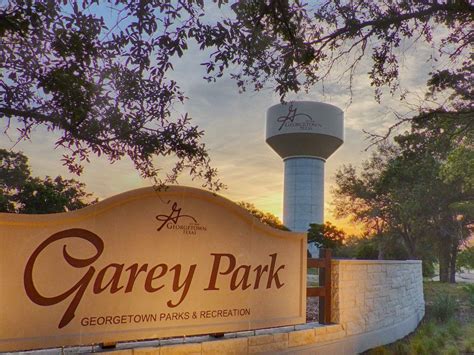 Garey Park – Parks & Recreation | Georgetown park, Parks and recreation, Area activities