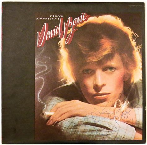 David Bowie – “Young Americans” Album, Signed & Inscribed In Year of LP’s Release