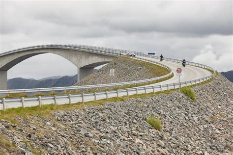 Norway. Atlantic Ocean Road. Bridge Over the Ocean. Travel Europe Stock ...