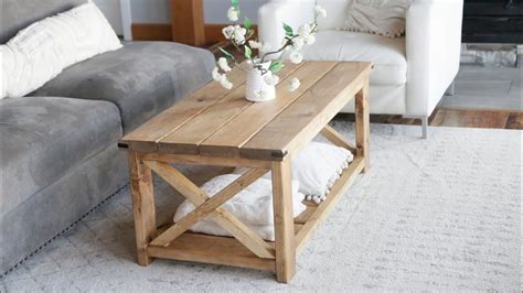 $40 Farmhouse Coffee Table - Easy to Build #anawhite - Favio Coffee