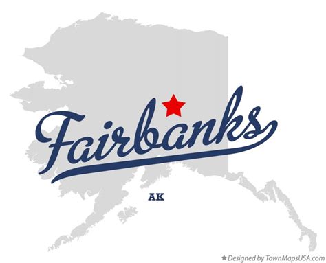 Map of Fairbanks, AK, Alaska