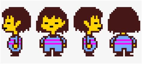 Frisk Sprite Sheet No Walking Sprites Pixel Art Maker - Undertale Frisk ...