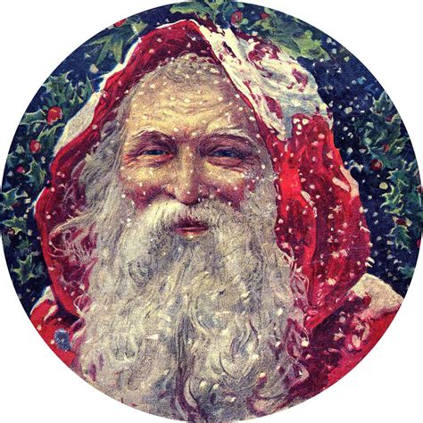 Vintage Christmas - Classic Victorian Santa - The Graphics Fairy ...