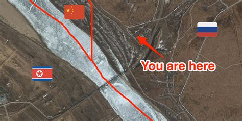 Google Maps shows Russia's 11-mile border with North Korea up close ...