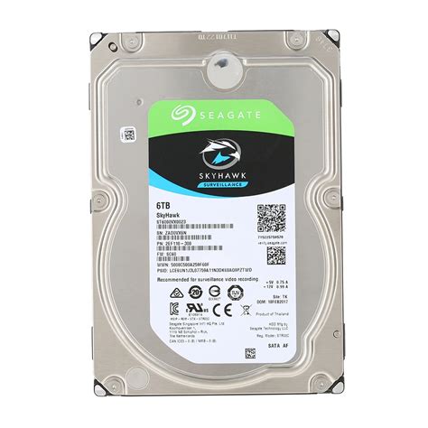 Seagate ST6000VX0023 6TB Video Surveillance HDD Internal Hard Disk ...