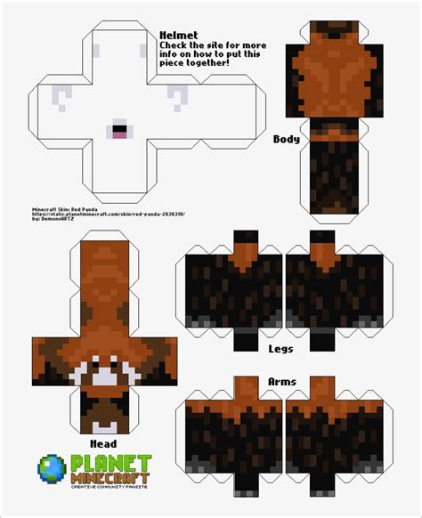 változatos újonc Mondat red panda minecraft skin layout árulás ...