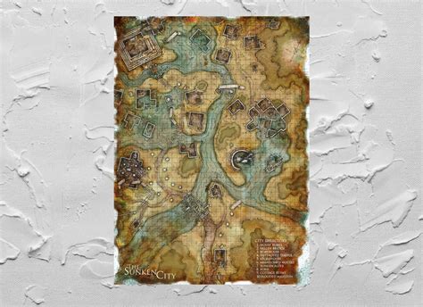 Tavern Map, Dungeon Maps, Gaming Battle Maps Quality Print on Glossy ...