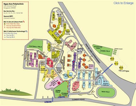 Orientation Camp: Ngee Ann Poly Map