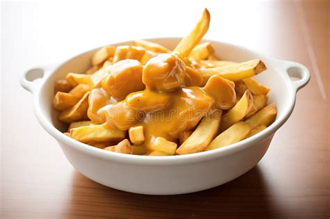 Poutine with Cheese Curds and Gravy Stock Photo - Image of fast, curds ...