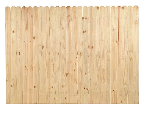 Dog ear Pressure Treated Wood Fence Panels at Lowes.com