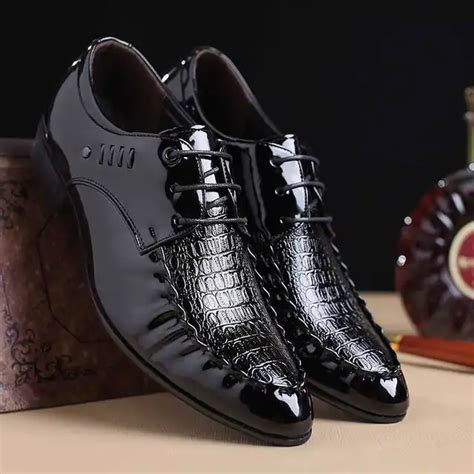 2018 New Fashion Italian Designer Formal Mens Dress Shoes Genuine Leather Luxury Wedding Shoes ...