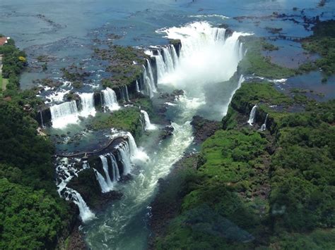 #PHOTO Iguazu Falls from the air by helicopter; what a view! – Chris ...