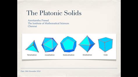 The Platonic Solids (exploration with origami models) - YouTube