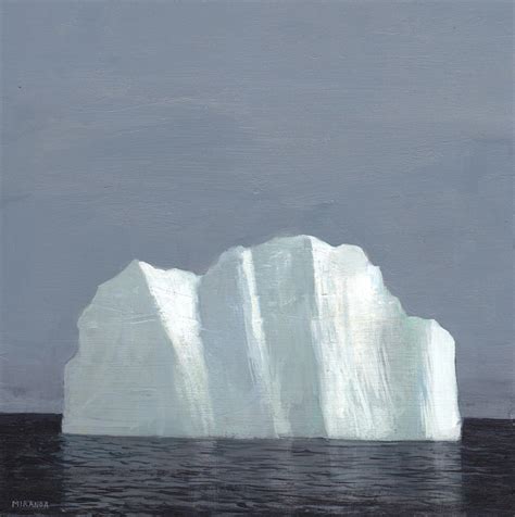 Jeremy Miranda: 4 New Iceberg Paintings