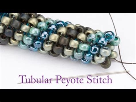 Artbeads Quick Tutorial - Tubular Peyote Stitch with Leslie Rogalski - YouTube