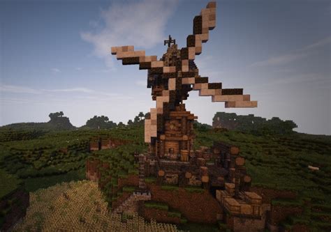 Medieval windmill Minecraft Map