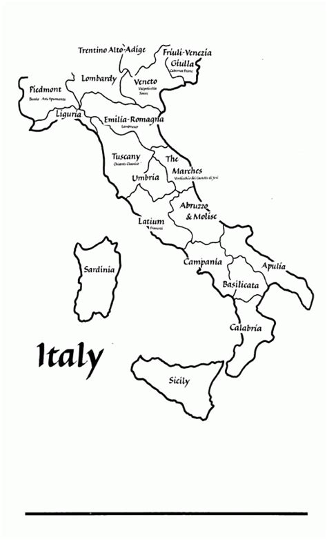 36 italy map coloring page