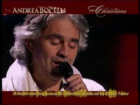 Andrea Bocelli "My Christmas" Album Promo - YouTube