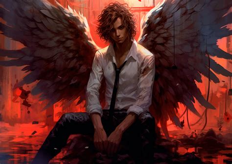 Drawings Of Anime Fallen Angels