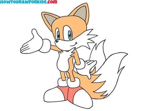 How to Draw Tails - Easy Drawing Tutorial For Kids