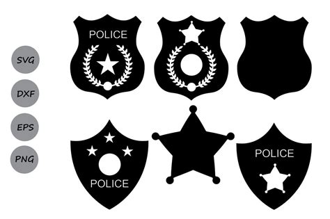 Police Badge SVG, Police SVG, Police Badge Monogram SVG, Sheriff Svg. By CosmosFineArt ...