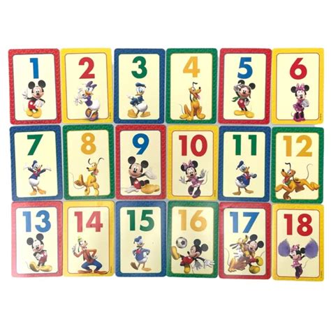 DISNEY JUNIOR MICKEY Mouse Clubhouse Numbers & Counting Learning Game ...