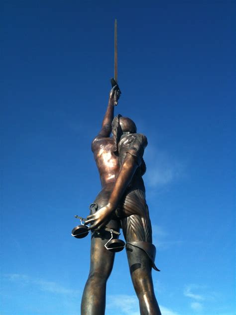 World In A Bottle: Damien Hirst's Verity statue, Ilfracombe harbour