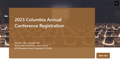 Columbia Annual Conference 2023 | Bethel AME Church