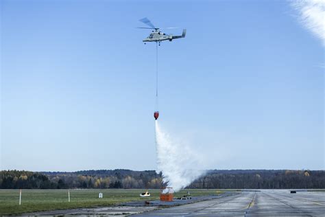 Unmanned Team Of K-MAX® Helicopter And Indago Quad Rotor Demonstrate Firefighting Capability