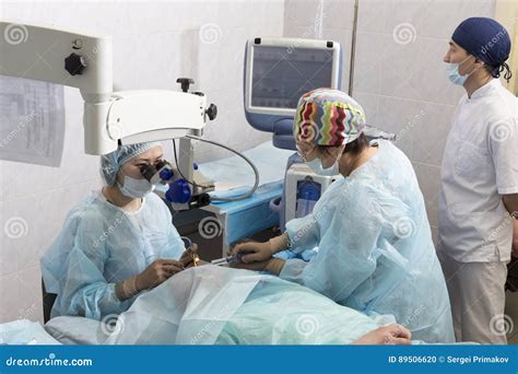 Crystalline Lens Replaceable Surgical Method Stock Photo - Image of ...