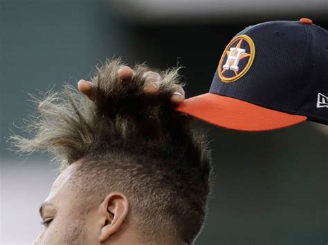 Astros first baseman Yuli Gurriel has MLB's craziest hair - Sports ...