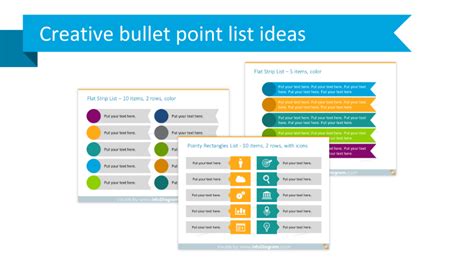 Get rid of bullet points! Three creative list presentation ideas - Blog ...