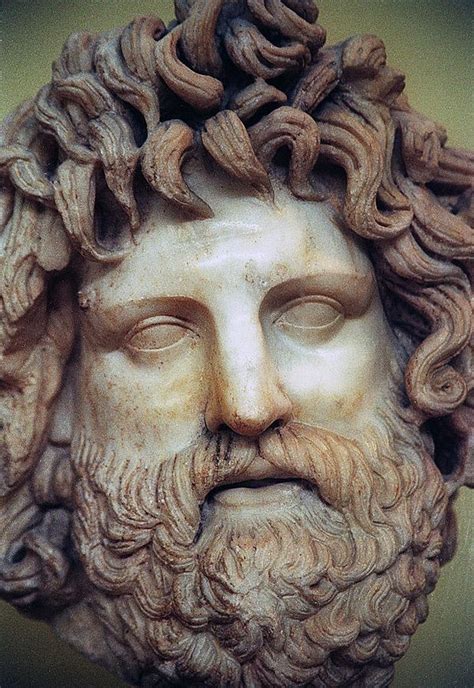 Marble portrait of Zeus. Piraeus museum | Ancient greek art, Ancient ...