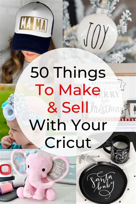 50 Things To Make And Sell With Cricut | Cricut explore projects, Cricut projects beginner ...