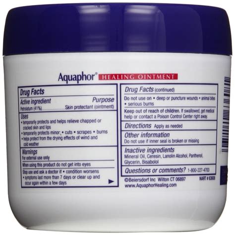 Aquaphor, Healing Ointment, Skin Protectant, 14 oz (396 g) – Mega Vitamins