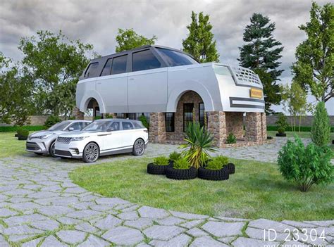 Three Bedroom Car House Design | Ebhosworks