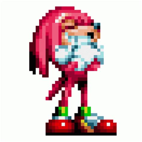 Knuckles The Echidna Sega Sticker - Knuckles The Echidna Sega Sonic The ...