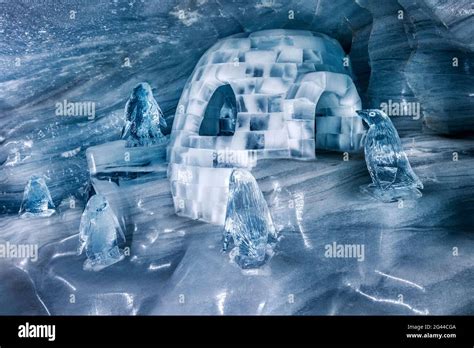 Ice sculptures ice palace jungfraujoch hi-res stock photography and ...