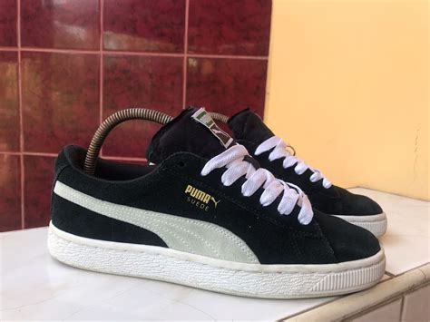 PUMA SUEDE CLASSIC BLACK, Men's Fashion, Footwear, Sneakers on Carousell