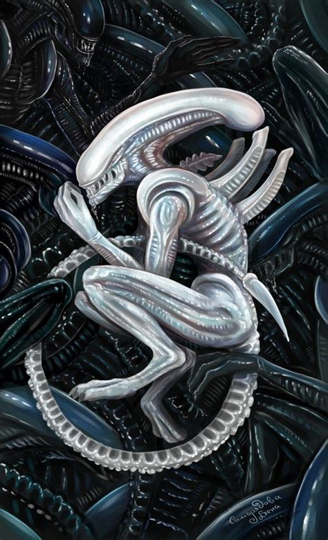 Xenomorph Alien Sci-Fi Art Print Albino Alien | Etsy in 2021 | Aliens ...