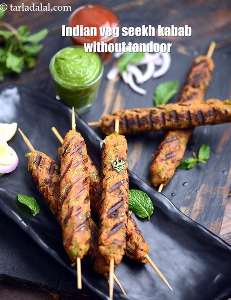 veg seekh kabab recipe | Indian veg seekh kabab without tandoor