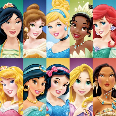 Princess Collage Makeover - Ten Original Disney Princesses Photo (38405075) - Fanpop