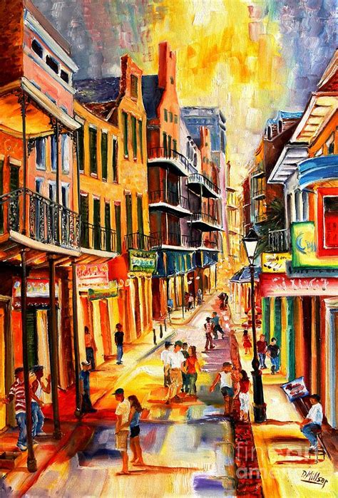 Bourbon Street Mood Painting by Diane Millsap