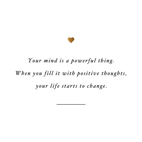 Your Mind Is Powerful | Inspirational Self-Love And Healthy Lifestyle Quote