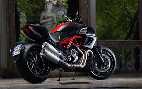 Black and red sports bike, motorcycle, Ducati, Diavel HD wallpaper ...