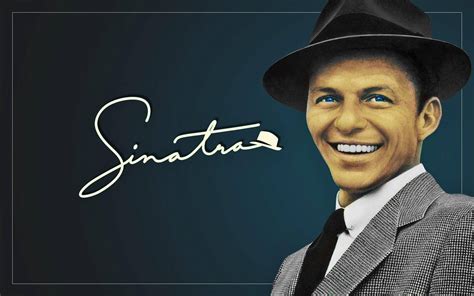 Download Iconic Frank Sinatra Signature Poster Wallpaper | Wallpapers.com