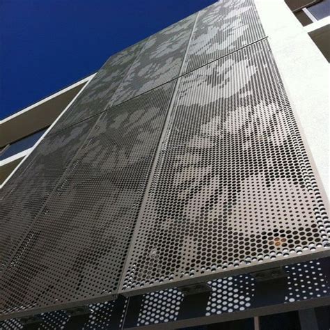 Desgined metal screen Exterior Perforated Aluminum Wall Facade Panel for Building