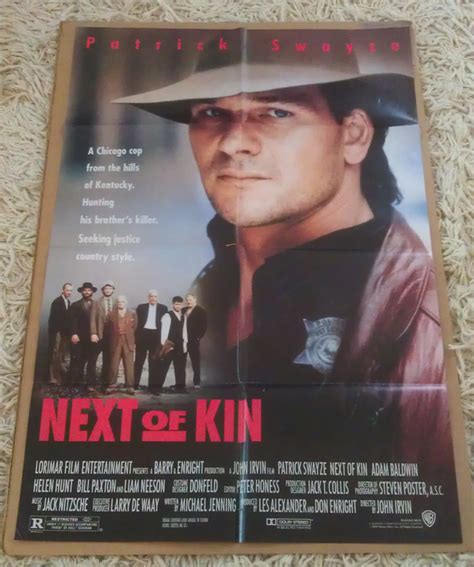 NEXT OF KIN MOVIE POSTER 1 Sheet ORIGINAL FOLDED 27x41 PATRICK SWAYZE | eBay